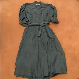 Norma Kamali denim dress